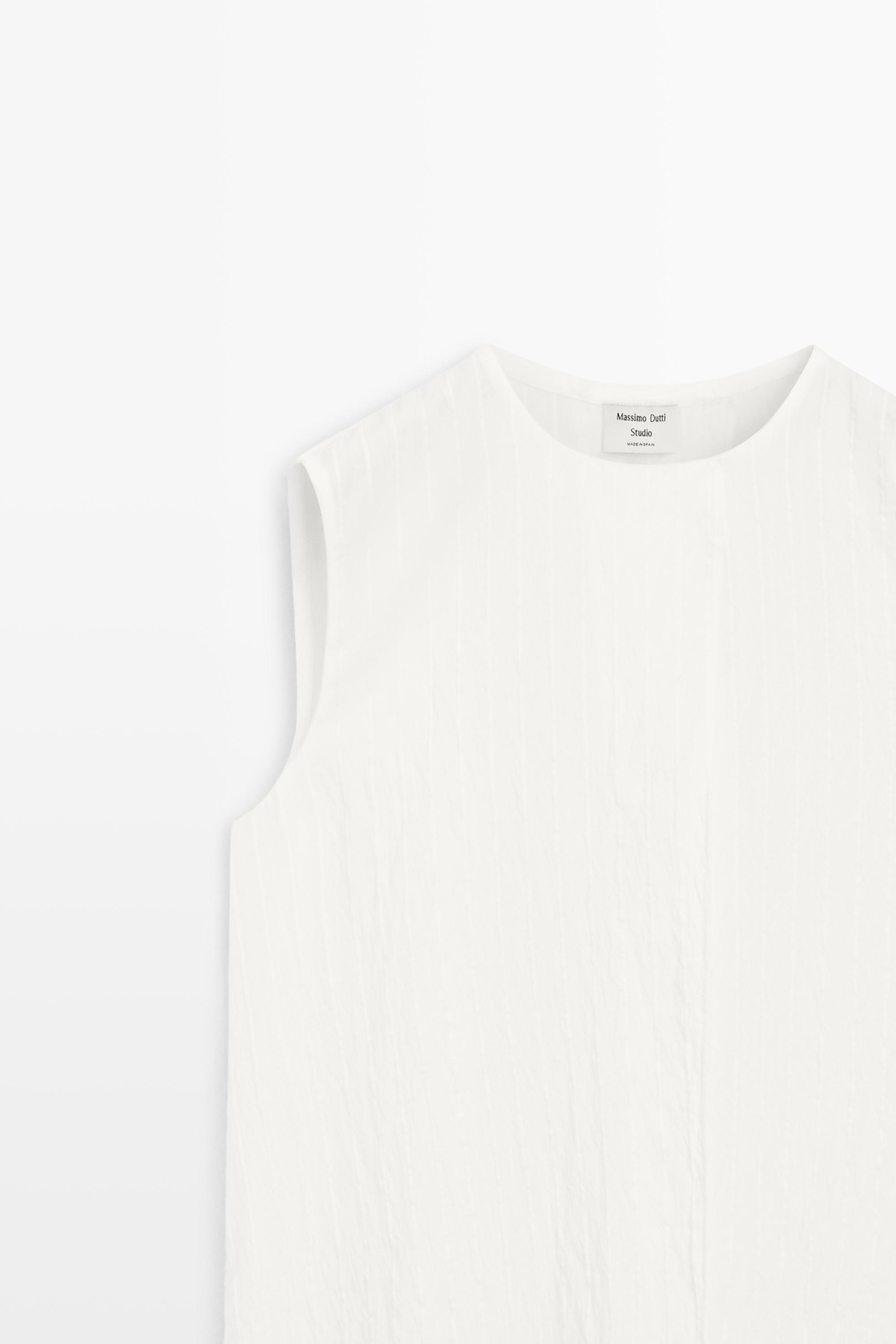 Flowing striped cape top - STUDIO